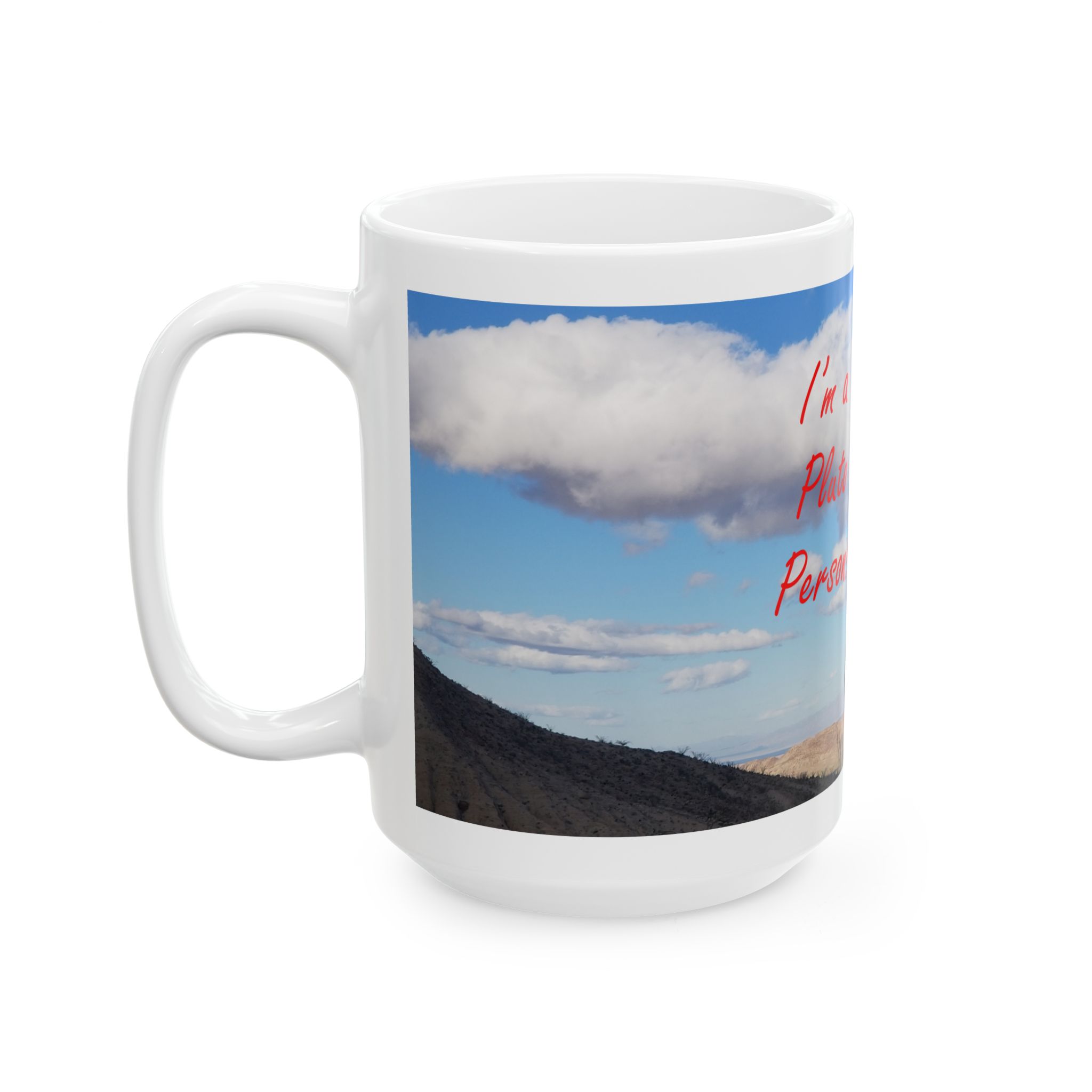 My Heart Rocks for You Mug Pluto Person - Image 2